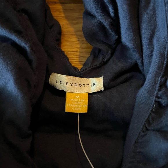 Leifsdottir Navy Blue Textured V-neck dress, BNWT - Picture 4 of 4